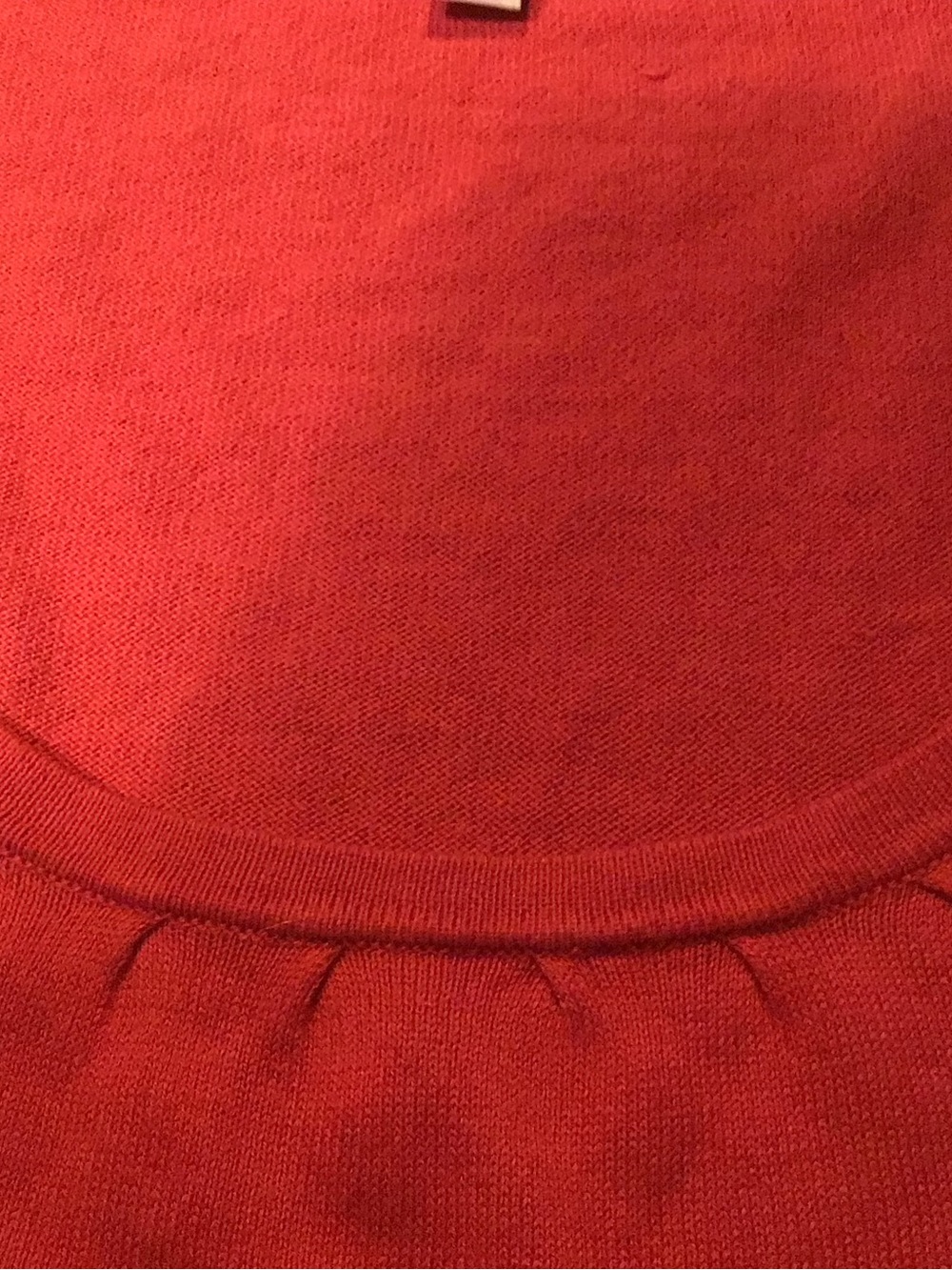 Banana Republic Scoop Neck Tee in Coral Red - Picture 8 of 14